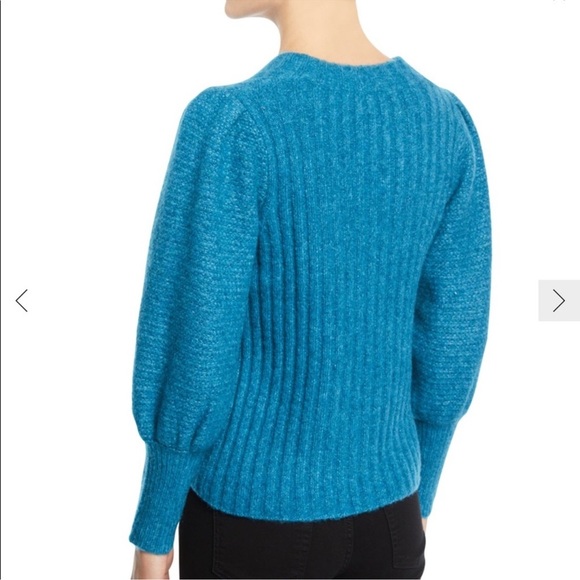 Rebecca Taylor Lofty Alpaca Puff Sleeve Sweater Size XS - Picture 2 of 16